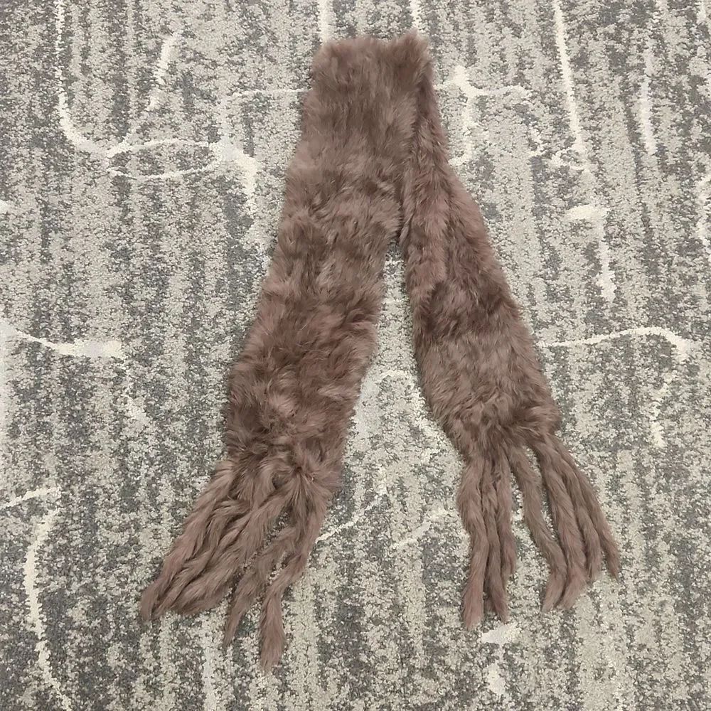 Platania Rabbit Fur Scarf